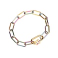 punk colorful adjustable screw buckle dripping oil copper necklace bracelet wholesale nihaojewelrypicture23