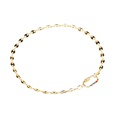 fashion vintage pig nose chain stitching micro zircon copper necklace bracelet set wholesale nihaojewelrypicture24