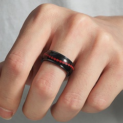 Men's Vintage Titanium Steel Ring