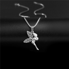 Stainless Steel Ballet Angel Necklace Wholesale Nihaojewelry