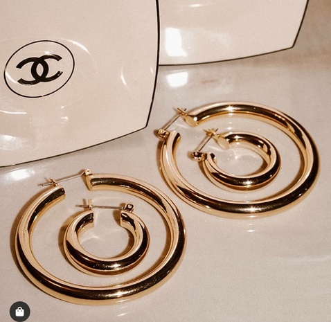 simple circle titanium steel earrings wholesale nihaojewelry's discount tags