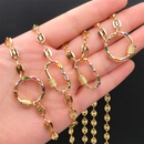 fashion vintage pig nose chain stitching micro zircon copper necklace bracelet set wholesale nihaojewelrypicture18