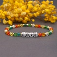 Bohemian style color crystal letter beaded small braceletpicture23