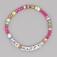 Bohemian style color crystal letter beaded small braceletpicture25