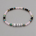 Bohemian style color crystal letter beaded small braceletpicture26