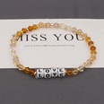 Bohemian style color crystal letter beaded small braceletpicture27