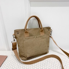 New canvas bag tote bag fashion fabric bag shoulder bag messenger small cloth bag