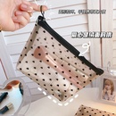 Fashion mesh cosmetic bag storage bag simple largecapacity portable cosmetic storage bagpicture11