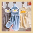 serviette absorbante suspendue serviette de toilette pour bb serviette mignonne serviette de canard pingouinpicture7