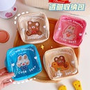 cute cosmetic tea bear transparent storage portable coin purse bagpicture8