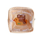 cute cosmetic tea bear transparent storage portable coin purse bagpicture11
