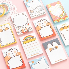 cute rabbit sticky note book portable message sticky note memo notepad