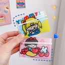 Cute mask storage clip cartoon girl heart portable storage bagpicture40