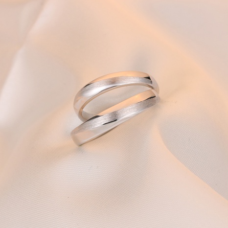 925 silver couple rings a pair of live opening silver couple rings wholesale  NHDNF586429's discount tags