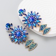European and American fashion exaggerated color rhinestone pendant earringspicture23