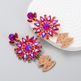 European and American fashion exaggerated color rhinestone pendant earringspicture26