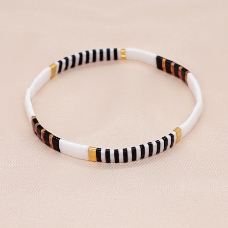 bracelet de perles de verre de perles miyuki européennes et américaines de couleur contrastante vintage's discount tags