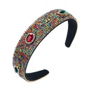fashion new shiny alloy glass drill rhinestone head hoop female simple hair accessoriespicture12