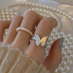 fashion three-dimensional butterfly opening index finger new trendy ring