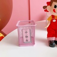 Japanese sweet cute girl heart pink pen holder stationery storage tubepicture17