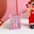 Japanese sweet cute girl heart pink pen holder stationery storage tubepicture18