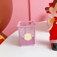 Japanese sweet cute girl heart pink pen holder stationery storage tubepicture19
