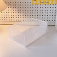 transparent student dormitory sundries cosmetics rack desk organizer boxpicture12