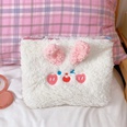 cute plush cosmetic bag large capacity cartoon embroidery rabbit cosmetic storage bagpicture12