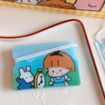 Cute mask storage clip cartoon girl heart portable storage bagpicture44