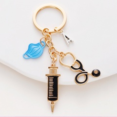 New Doctor Keychain Medical Tool Key Ring Handmade DIY Gift Jewelry