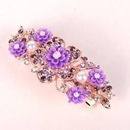 Alloy rhinestoneinlaid comb hair new hair accessories fivetooth comb plate hair clippicture55