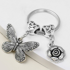 New fashion retro butterfly dragonfly eagle keychain car decorations