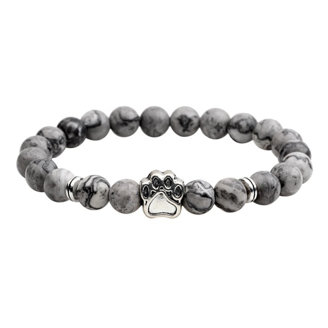 Nouveaux bracelets coréens en perles pour hommes et femmes, bijoux en pierre de 8 mm en gros's discount tags