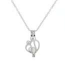simple retro jewelry pearl cage pendant simple hollow irregular necklacepicture7