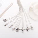 simple retro jewelry pearl cage pendant simple hollow irregular necklacepicture8
