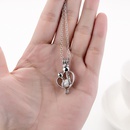 simple retro jewelry pearl cage pendant simple hollow irregular necklacepicture9