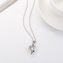 simple retro jewelry pearl cage pendant simple hollow irregular necklacepicture10