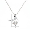 simple retro jewelry pearl cage pendant simple hollow irregular necklacepicture11