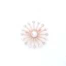 Simple pearl flower brooch Korean fashion new creative sweater broochpicture8