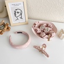 girl cherry blossom pink flower bow hairpin hair rope top clip hair accessoriespicture9