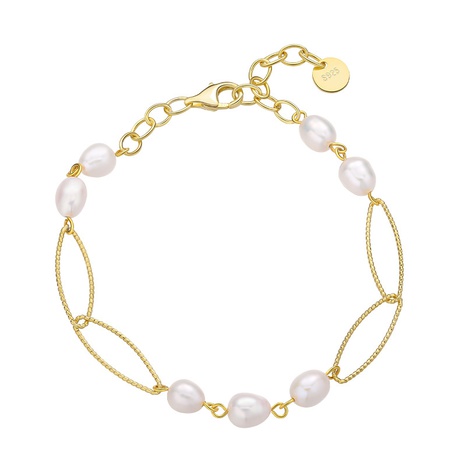 Nouveau bracelet de perles de millet en argent S925 Bracelet français de conception de mode pour femmes's discount tags