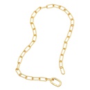 European and American thick chain hiphop men and women heart copper necklace wholesalepicture11