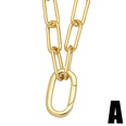 European and American thick chain hiphop men and women heart copper necklace wholesalepicture12