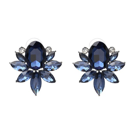 new geometric diamond-studded personality exaggerated flower female earrings NHJJ593393's discount tags