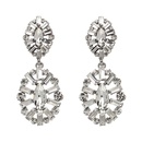 Europe and the United States exaggerated alloy diamond hollow earrings wholesalepicture7
