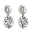 Europe and the United States exaggerated alloy diamond hollow earrings wholesalepicture8
