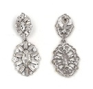 Europe and the United States exaggerated alloy diamond hollow earrings wholesalepicture9