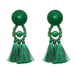 European and American Long Tassel Exaggerated Earrings Wholesale