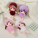 Plush little girl pendant cartoon doll doll car luggage student backpack keychainpicture7