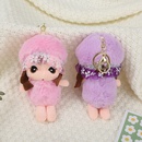 Plush little girl pendant cartoon doll doll car luggage student backpack keychainpicture10